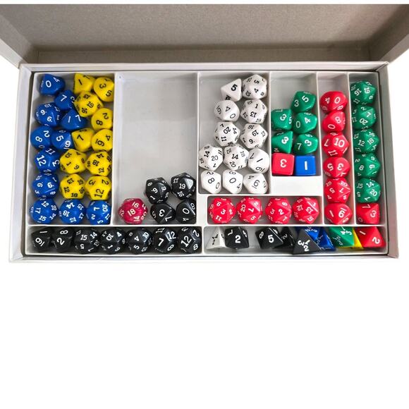 Koplow Games Dice Opaque Polyhedral Sampler Box Item #03599 VTG 1980 - Picture 3 of 4